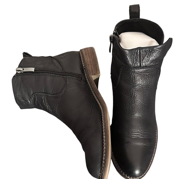 franco sarto side buckle booties